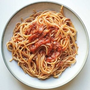 bacon toamto sauce for pasta