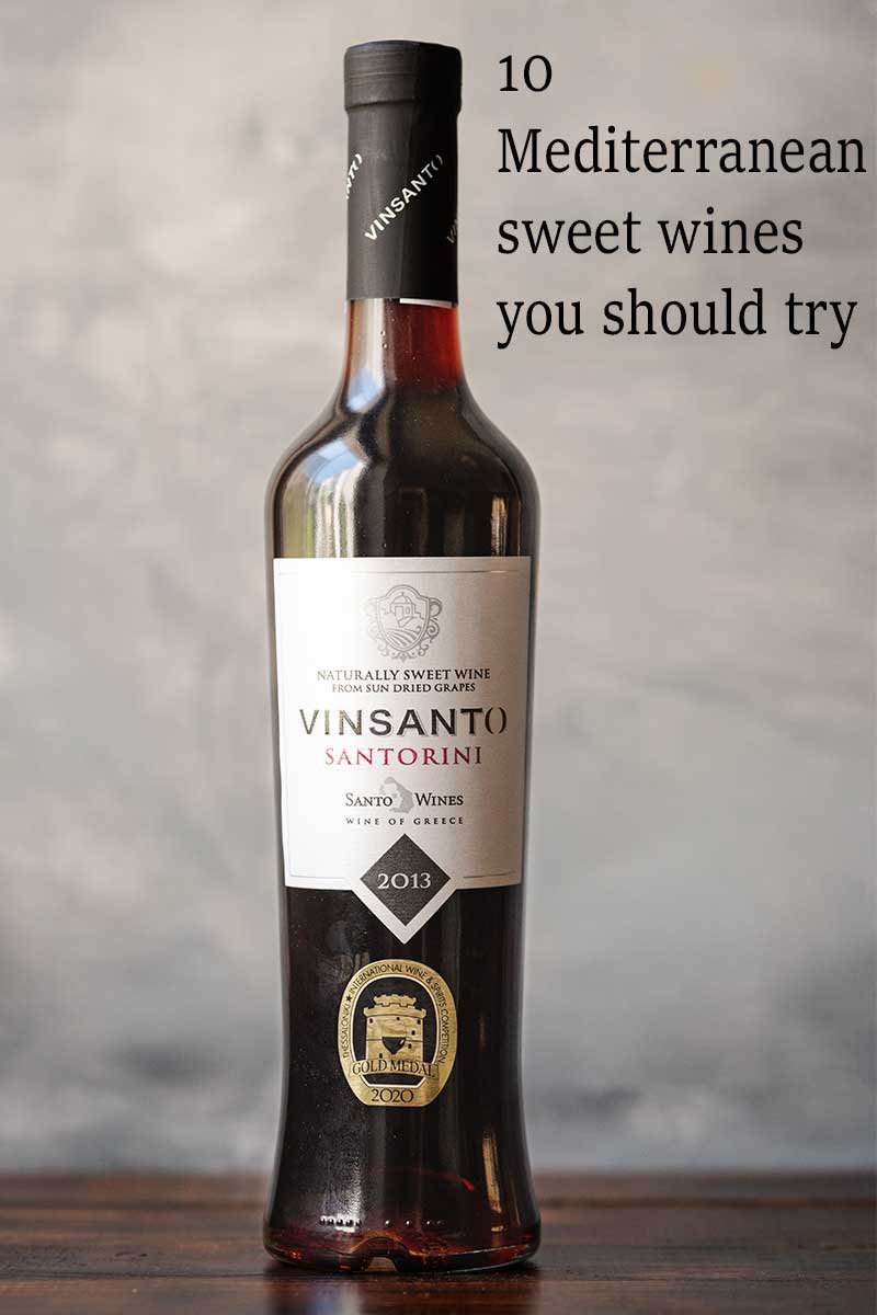 Mediterranean sweet wines + a panna cotta recipe