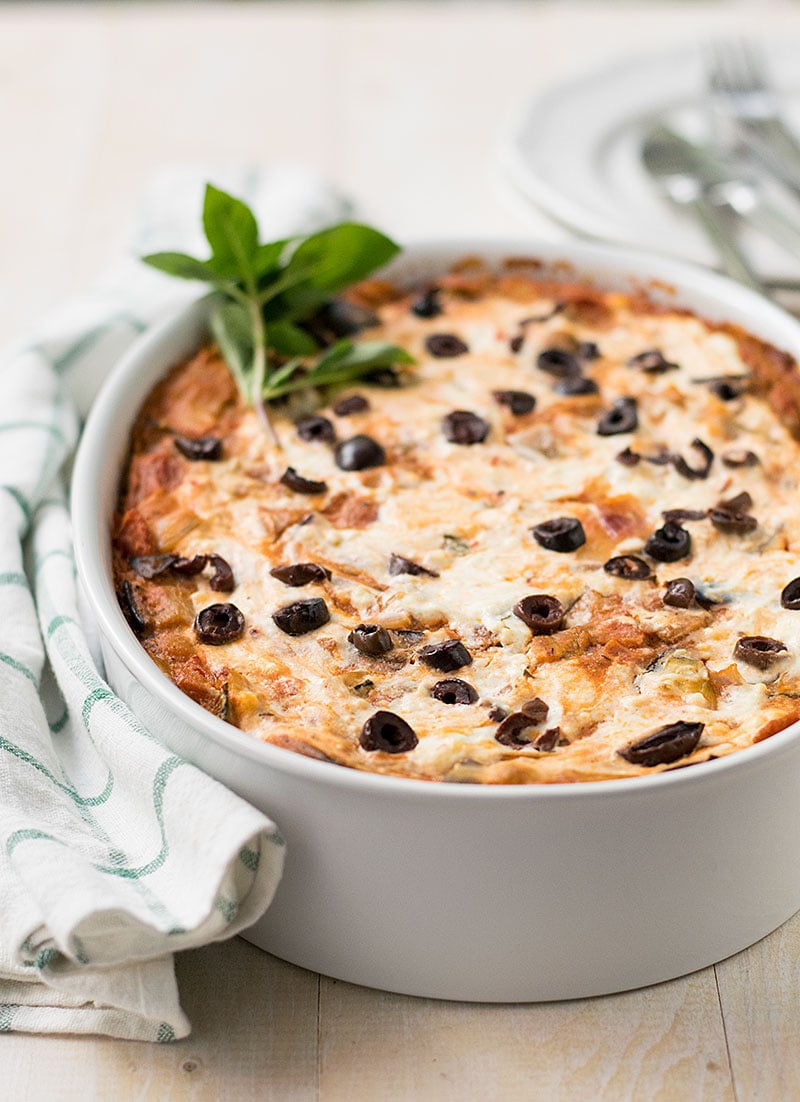 vegetarian fake lasagna casserole 1
