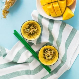 Bee pollen smoothie 1
