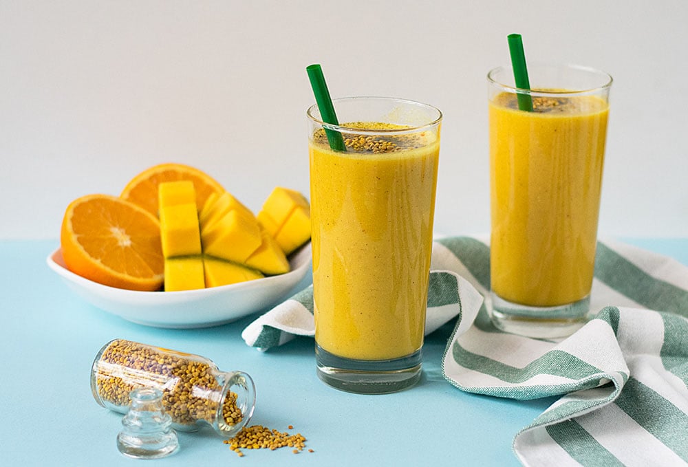 Bee pollen smoothie 4