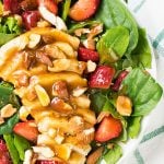 Chicken rocket and strawberry salad 5