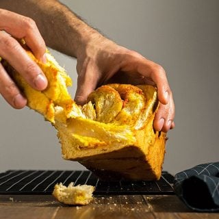 Goji berry, saffron & white chocolate babka 2
