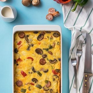 Greek oven baked frittata 2