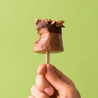 Tahini and chocolate fudge popsicles (V & GF) 5
