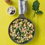 Mediterranean skillet gnocchi with white beans & spinach f