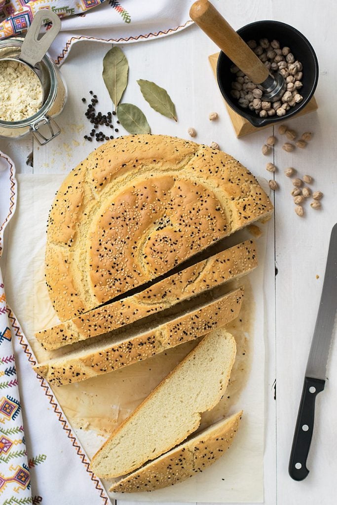 Chickpea Starter Cretan Traditional Bread (Eftazimo) 8