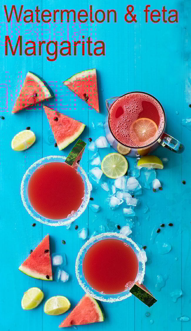 Watermelon & feta margarita 8