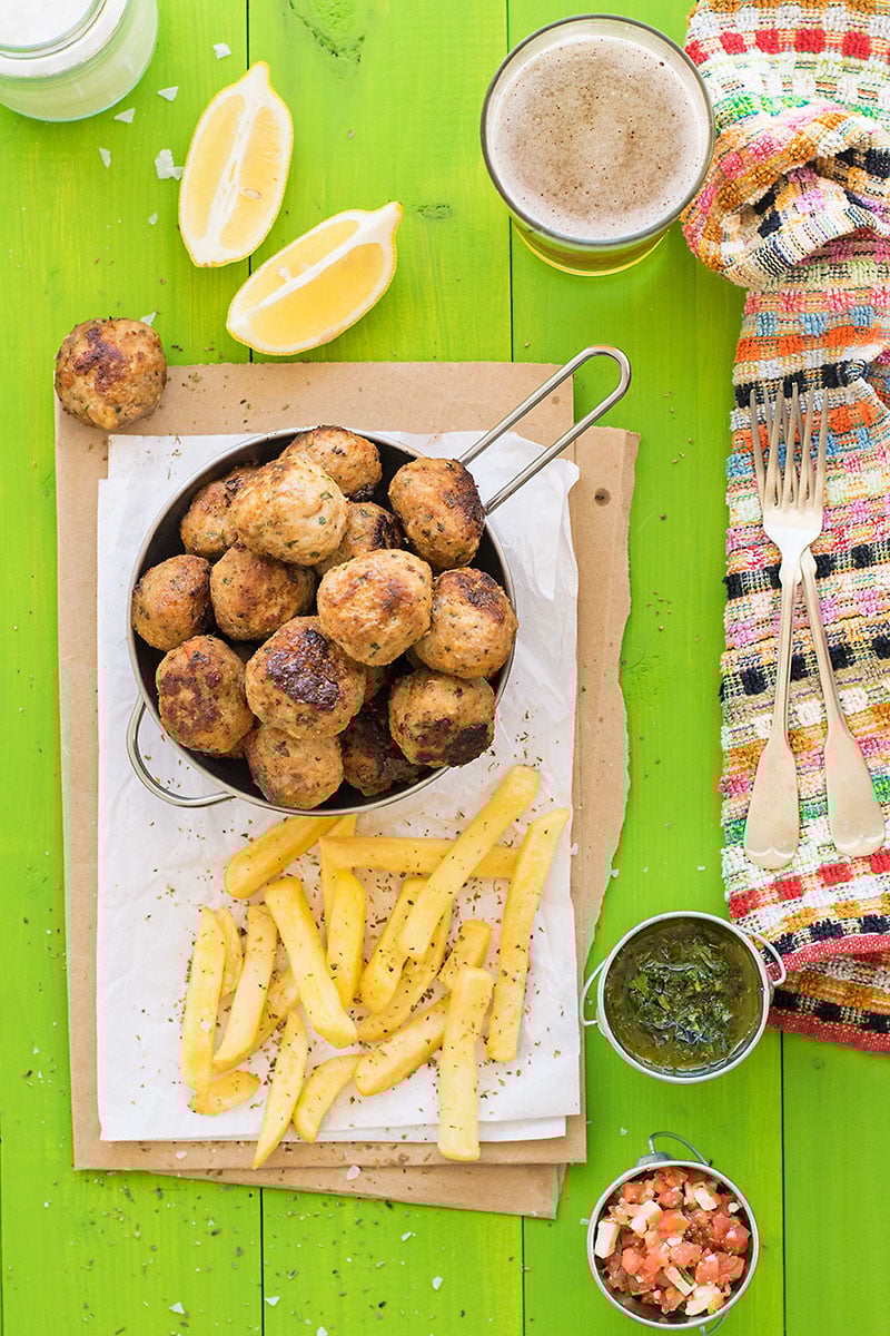 Juicy Greek fried meatballs (keftedes) 2