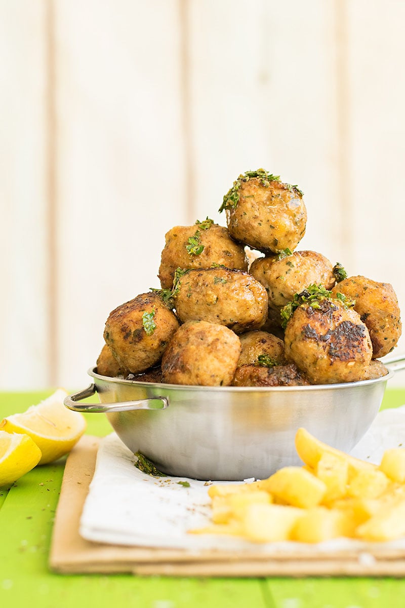 Juicy Greek fried meatballs (keftedes) 7