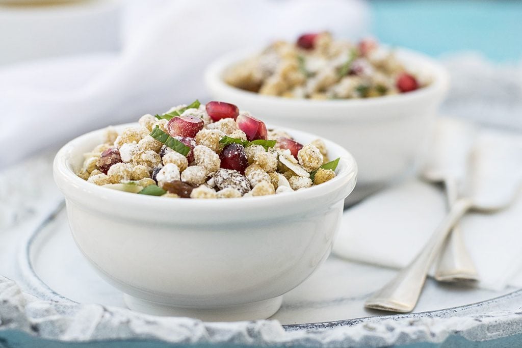 Vegan Greek superfood breakfast (or dessert) bowls Koliva