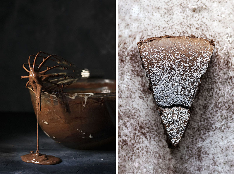 5-ingredient flourless chocolate cake (with no butter) 4