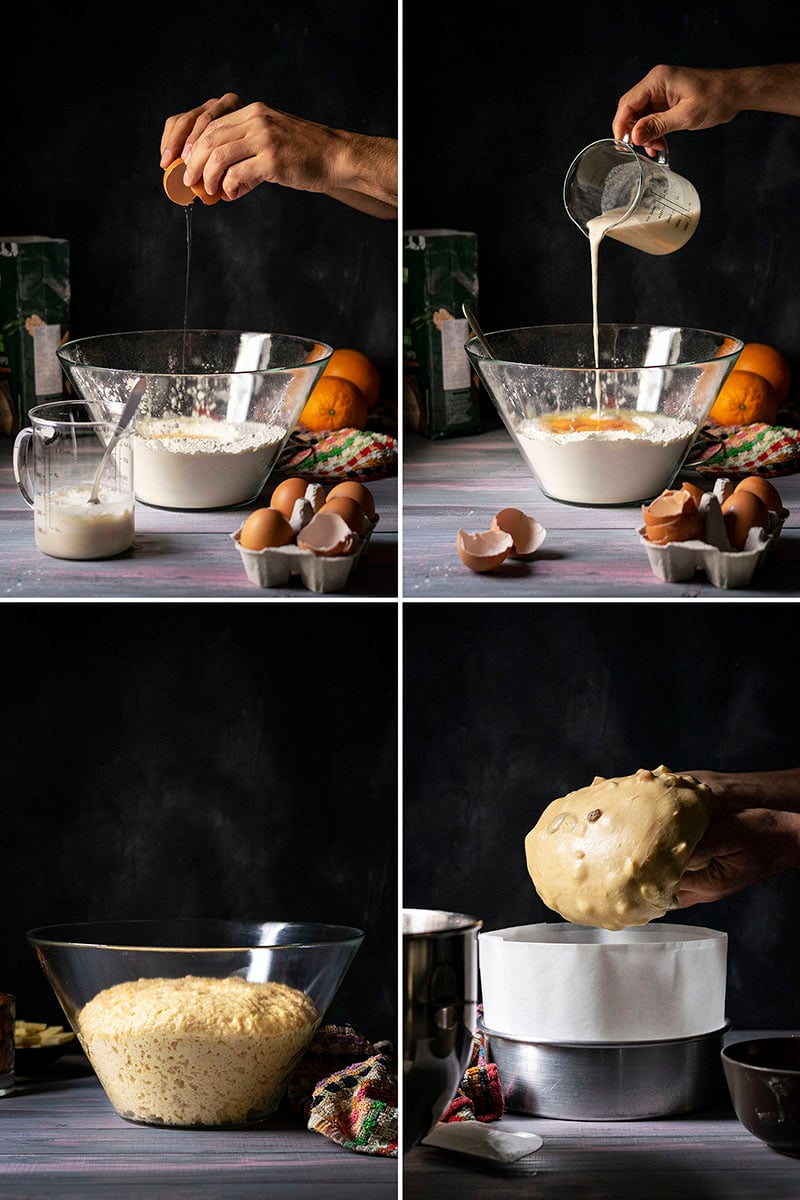 Easy Italian Christmas Bread (Panettone) 2