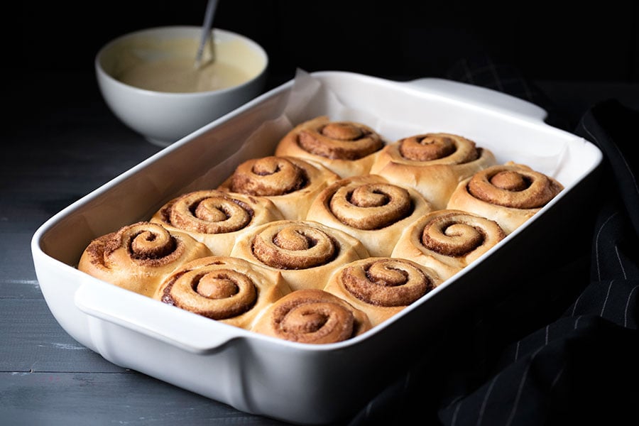 homemade cinnamon rolls recipe with the best icing 5