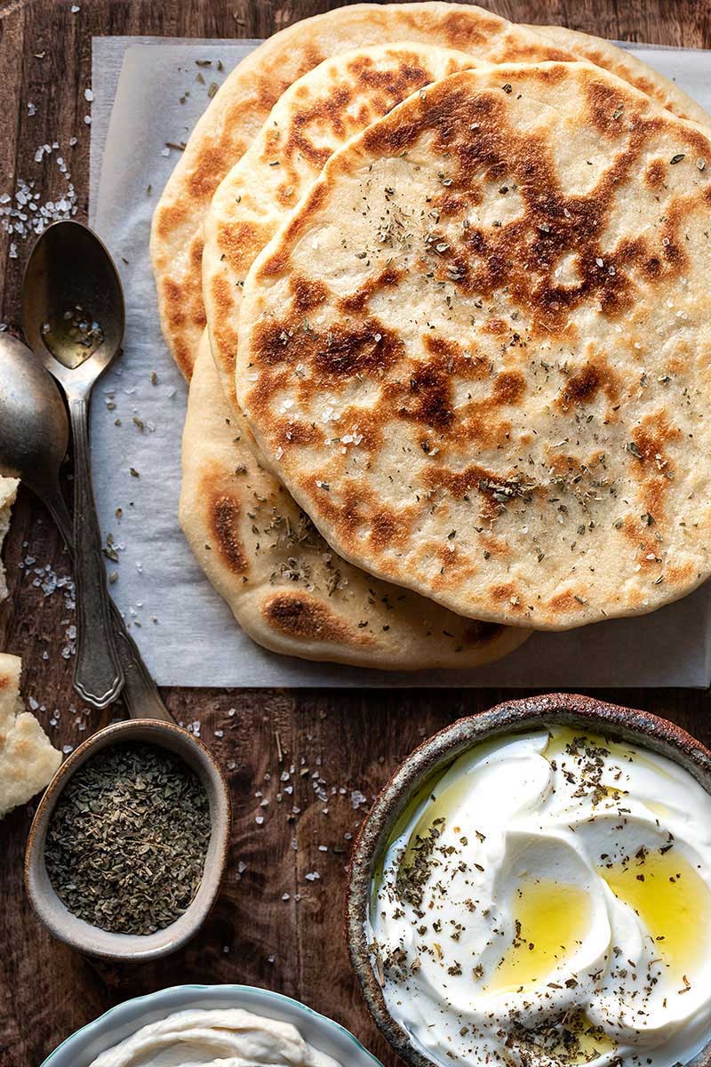 homemade pita bread 1