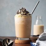 Coffee ice cream frappe featured image.