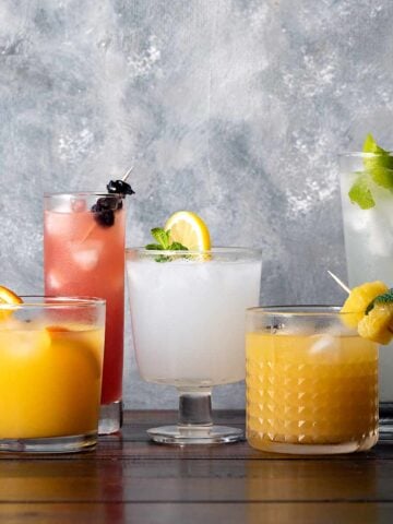 Ouzo cocktails