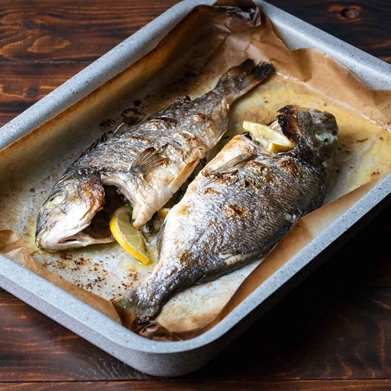 Easy Greek Sea Bream Recipe (Tsipoura) - The Hungry Bites