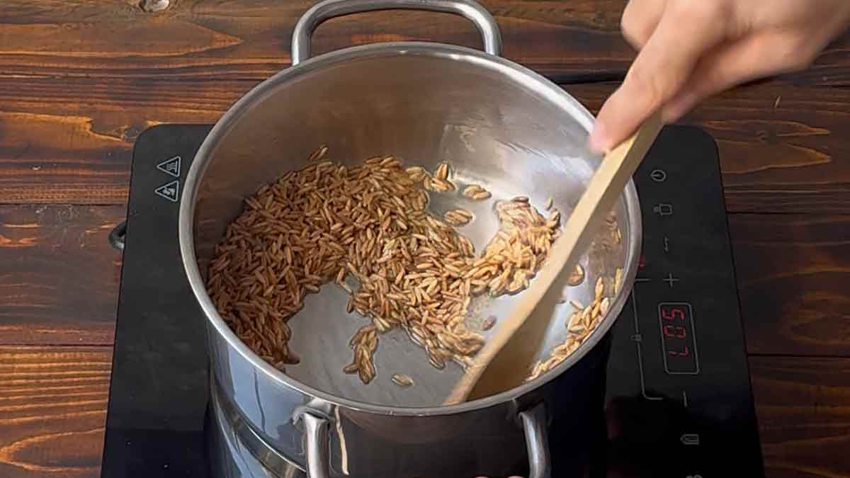 Colorful Orzo Rice Quick and Easy Orzo Rice (a.k.a. Turkish Rice Pilaf) - The Hungry Bites