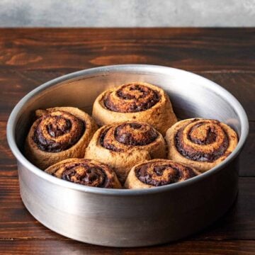 Healthy cinnamon rolls.