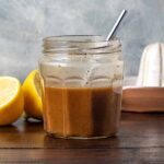 Lemon balsamic dressing.