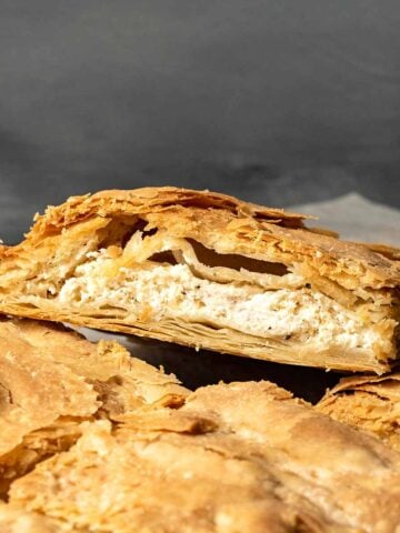 A piece of Greek tiropita.